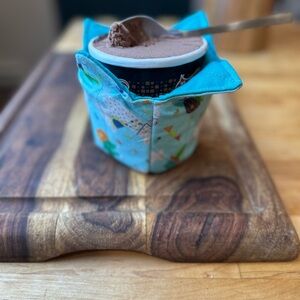 Handmade ice cream cozy